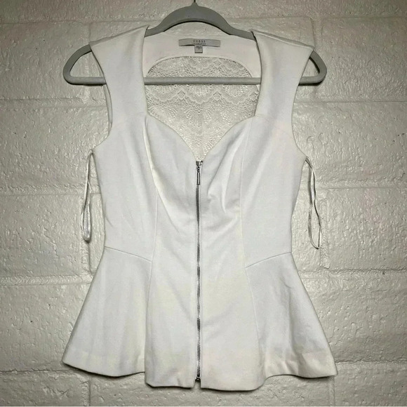 Guess womens lace top Size: S - Picture 1 of 8